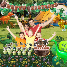 Dinosaur Birthday Party Supplies tableware enables quick, tidy meals
