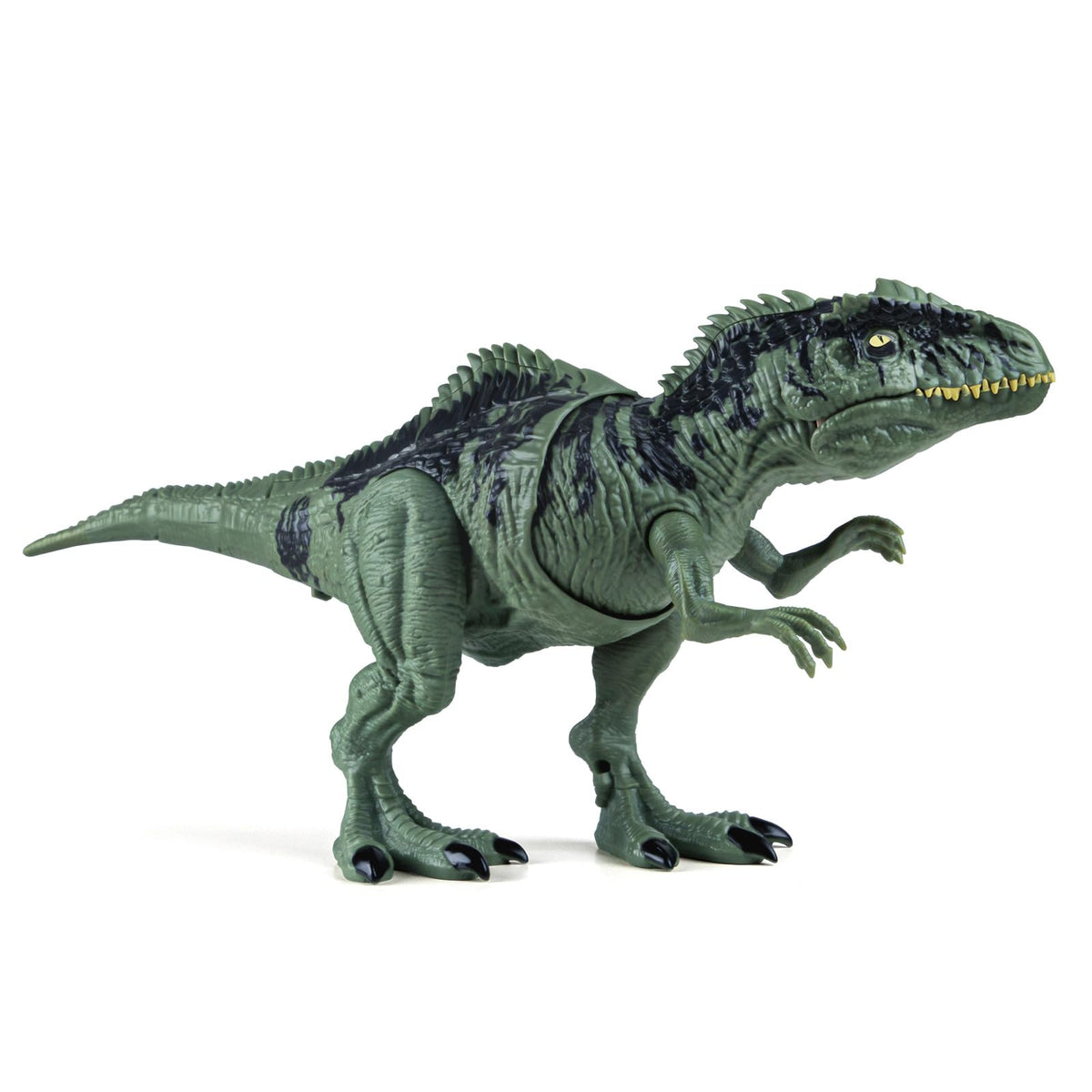 DINOSAURS'ISLAND TOYS Giganotosaurus attack feature in action sparks imaginative battles.