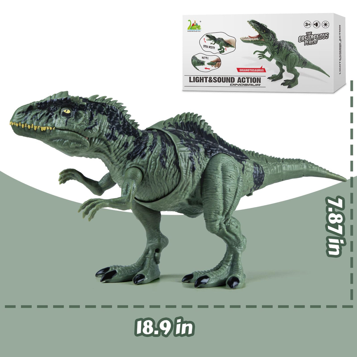 Ideal gift for birthdays or holidays, inspiring curiosity about dinosaurs.