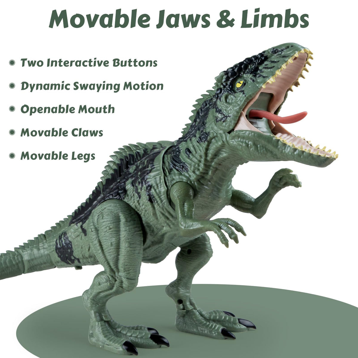 Realistic jaw movement supports dynamic battle scenes and storytelling.
