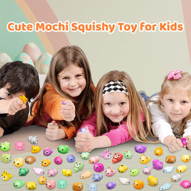 Dioju Colorful Mochi Squishies Set showcases varied designs for imaginative play.