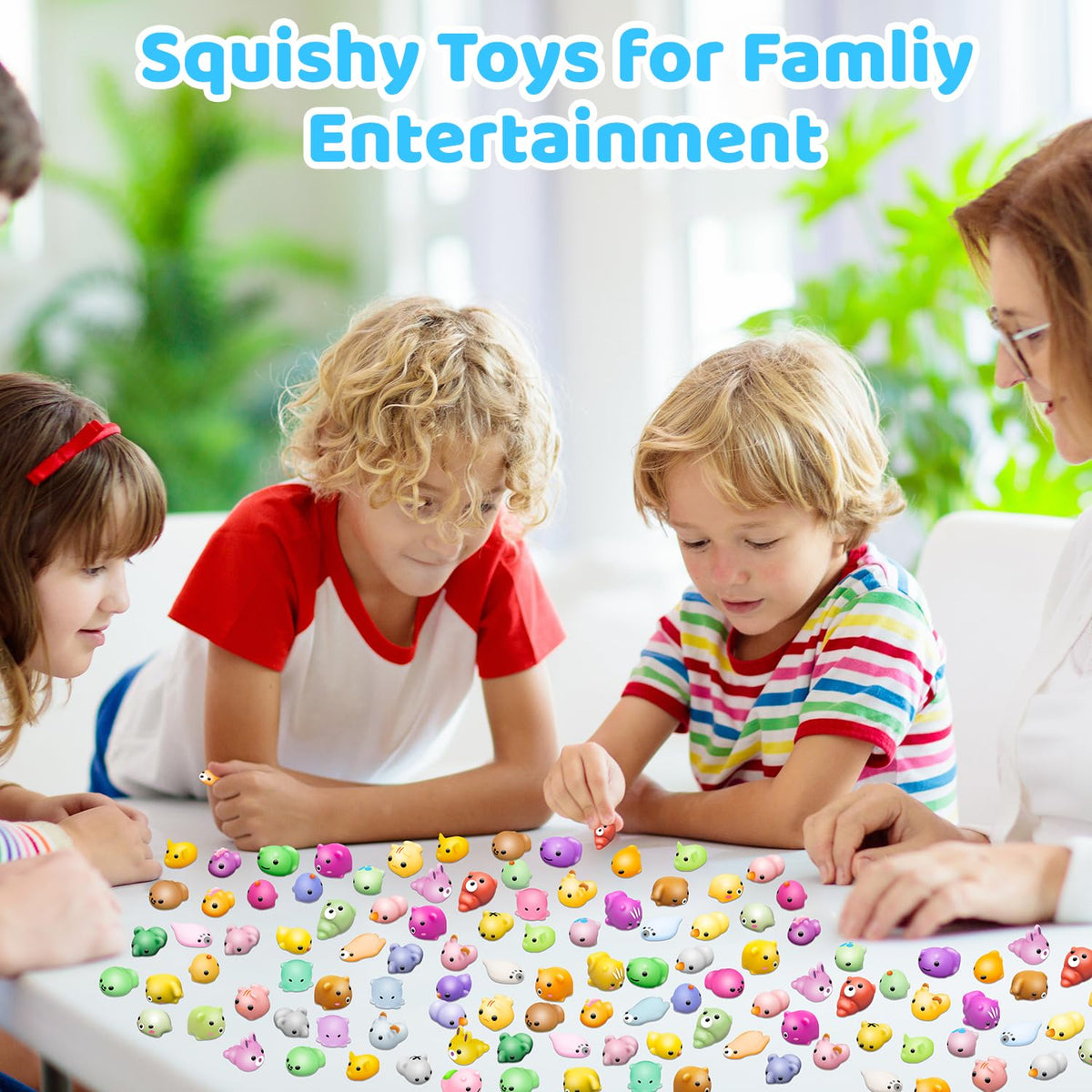 Dioju 200-piece set includes random vibrant animal designs for versatile party and classroom use.