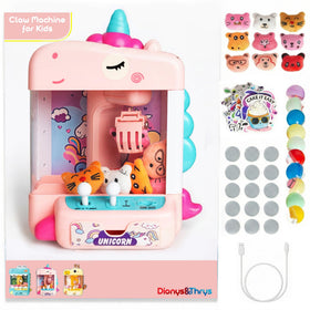 Dionys-Thrys unicorn claw machine for home arcade play
