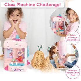 Dionys-Thrys claw machine powered by USB or batteries for portable play