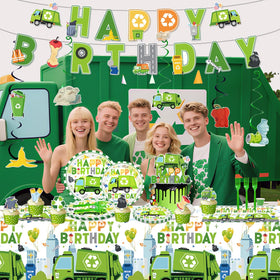 Diosnase Trash Truck napkins offer quick cleanup and festive look