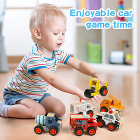 DIPALENT wooden fire truck invites social play and storytelling