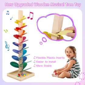 DIPALENT colorful leaves frame the tree, enhances color recognition and engaging sounds