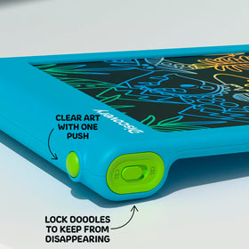 Discovery Bright Doodles battery-powered design runs on two AAA batteries.