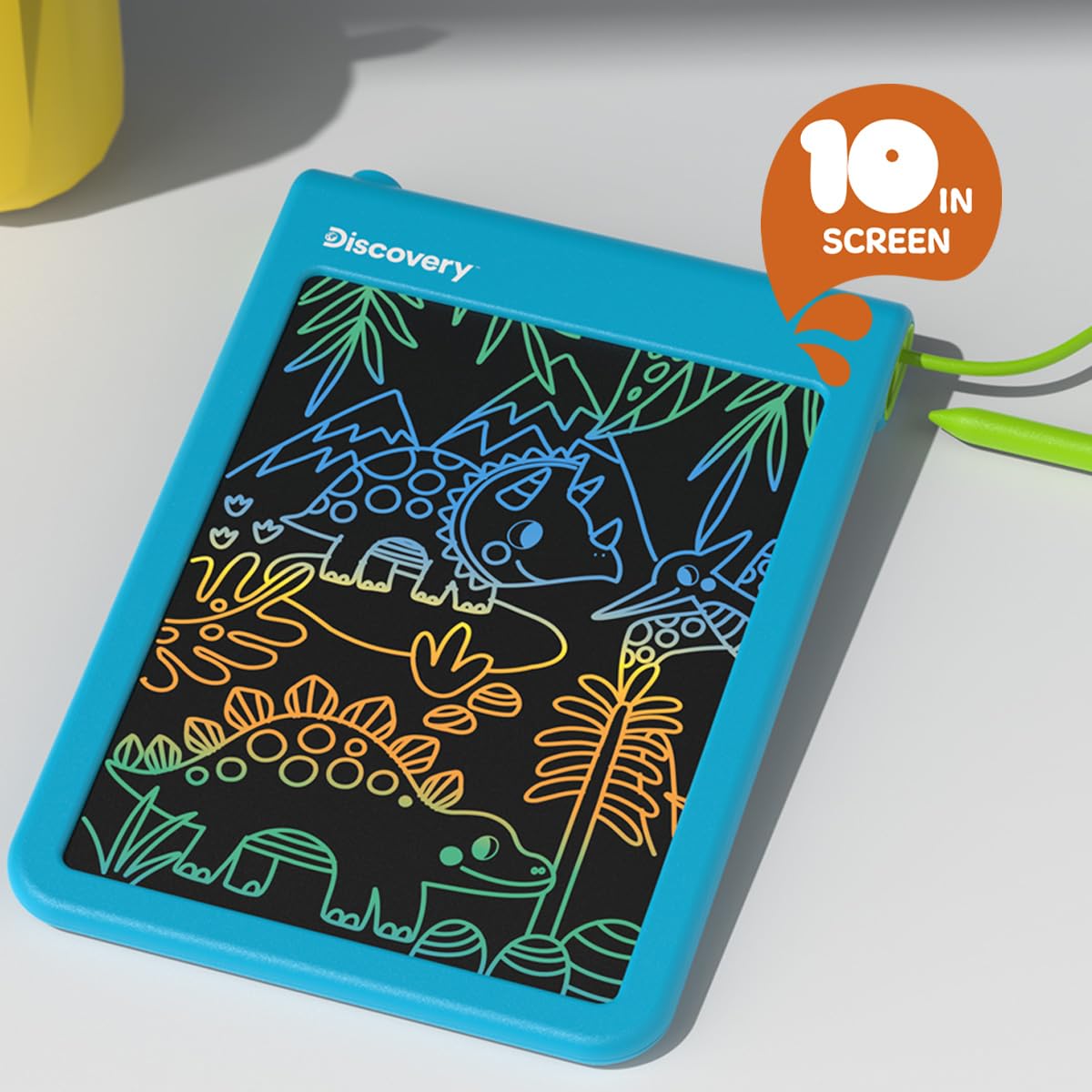 Discovery Bright Doodles wide screen offers a bright, responsive surface.