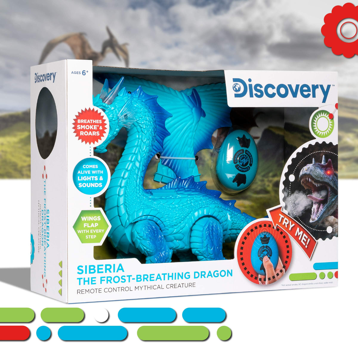 Discovery egg-shaped remote controller for easy kid use