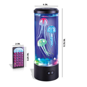 Discovery Jellyfish Aquarium Lamp color morphing sequence enhances room ambiance