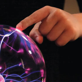 Discovery Plasma Globe safety manual included for proper handling.