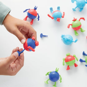 Discovery Prize-Pod Robot Kit toy-parts spread shows modular pieces enabling build-and-learn play.