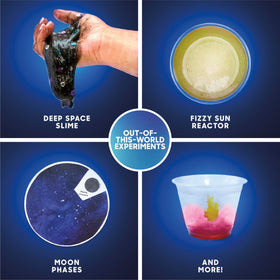Discovery kit glowing slime delivers vivid galaxy visuals for creative experiments.