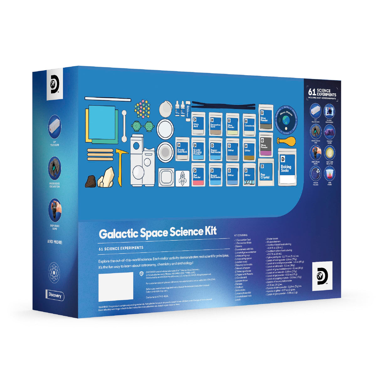 Discovery Galactic Space Kit science lab in a box supports curious minds.