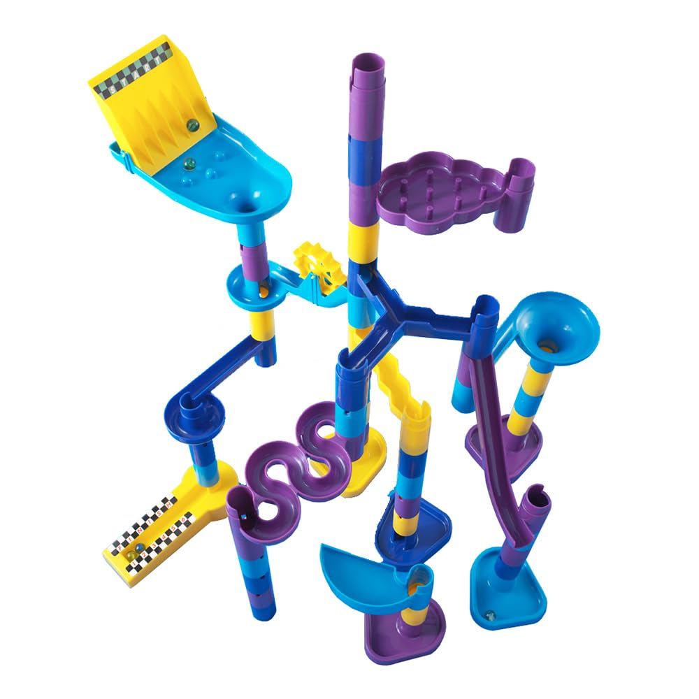 Discovery Toys MarbleWorks starting rail guides marbles for focused hand-eye coordination