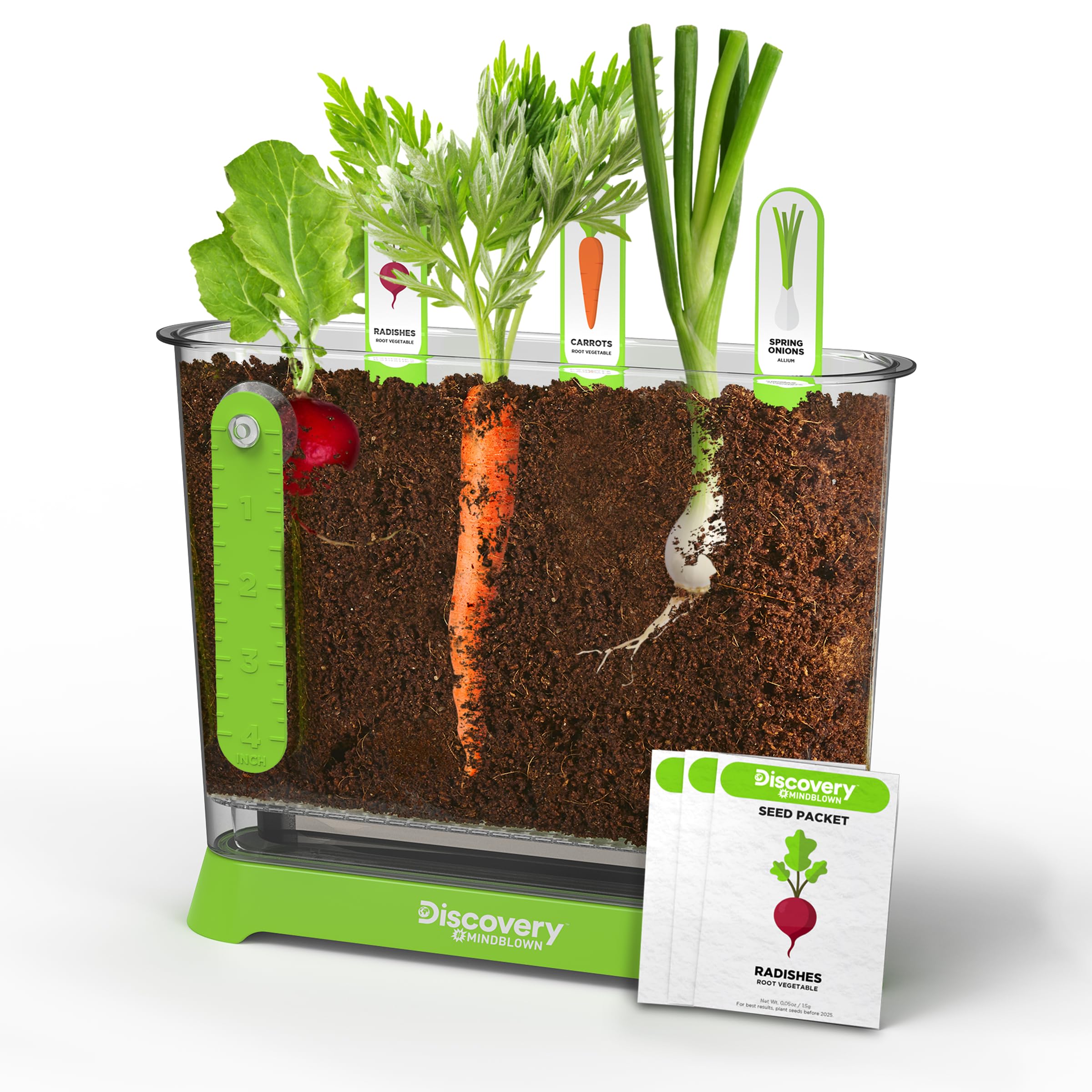 Discovery™ Edible Veggie Garden Watch-It-Grow Kit – DIY STEM for Kids ...
