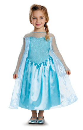 Disguise Elsa toddler deluxe bodice glitter print for magical dress-up moments.