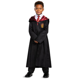 Disguise Harry Potter Gryffindor robe with hood for authentic dress-up.
