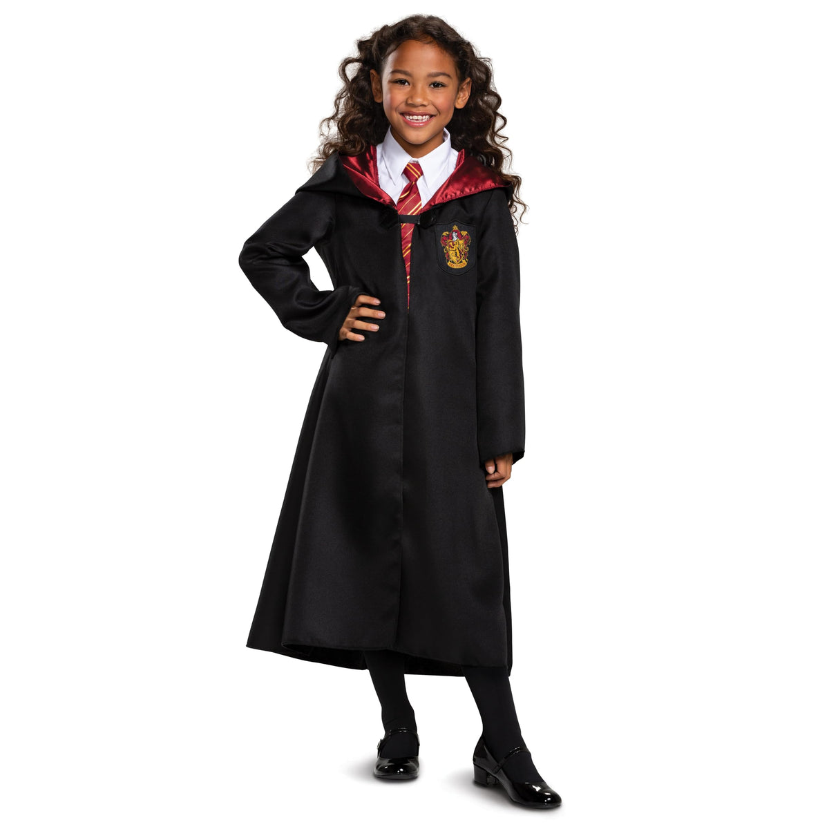 Disguise kids Gryffindor robe designed for layering on chilly nights.