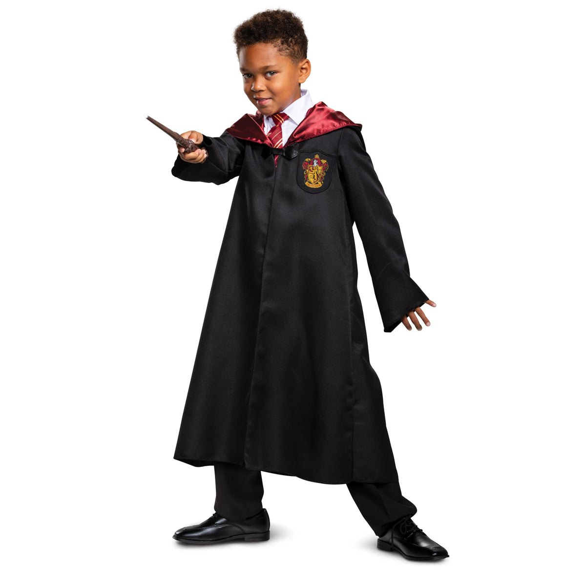 Disguise Gryffindor twill robe with satin lining for comfortable wear.