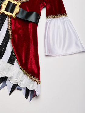 Disguise infant pirate princess coat detailing adds charm to cosplay moments.