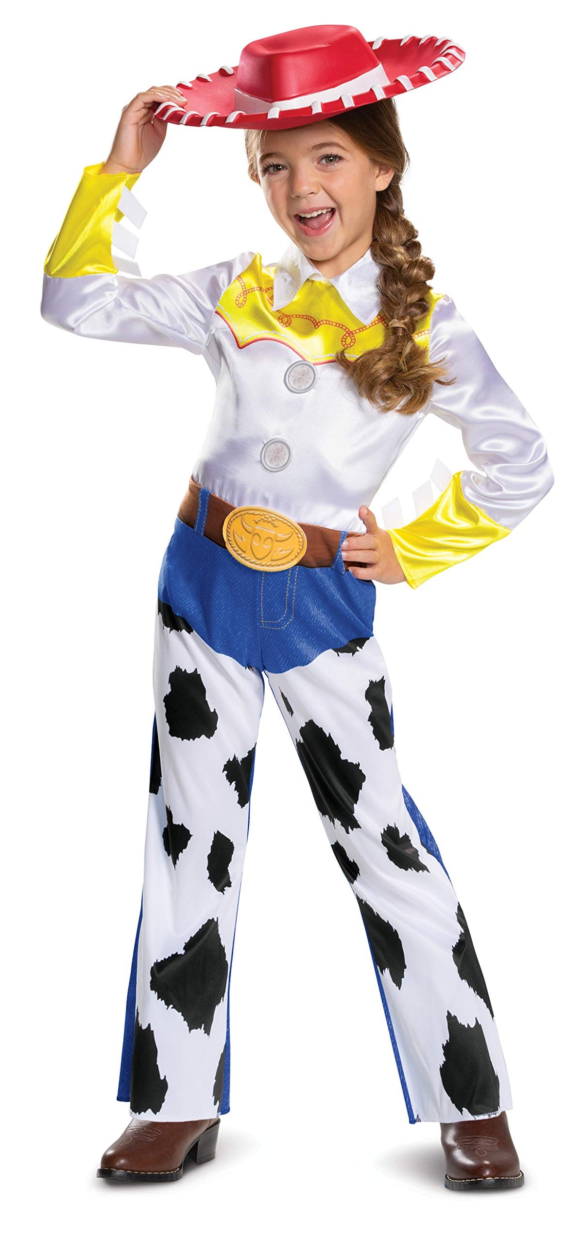 Disguise Jessie costume full outfit for girls, perfect for Halloween dress-up play