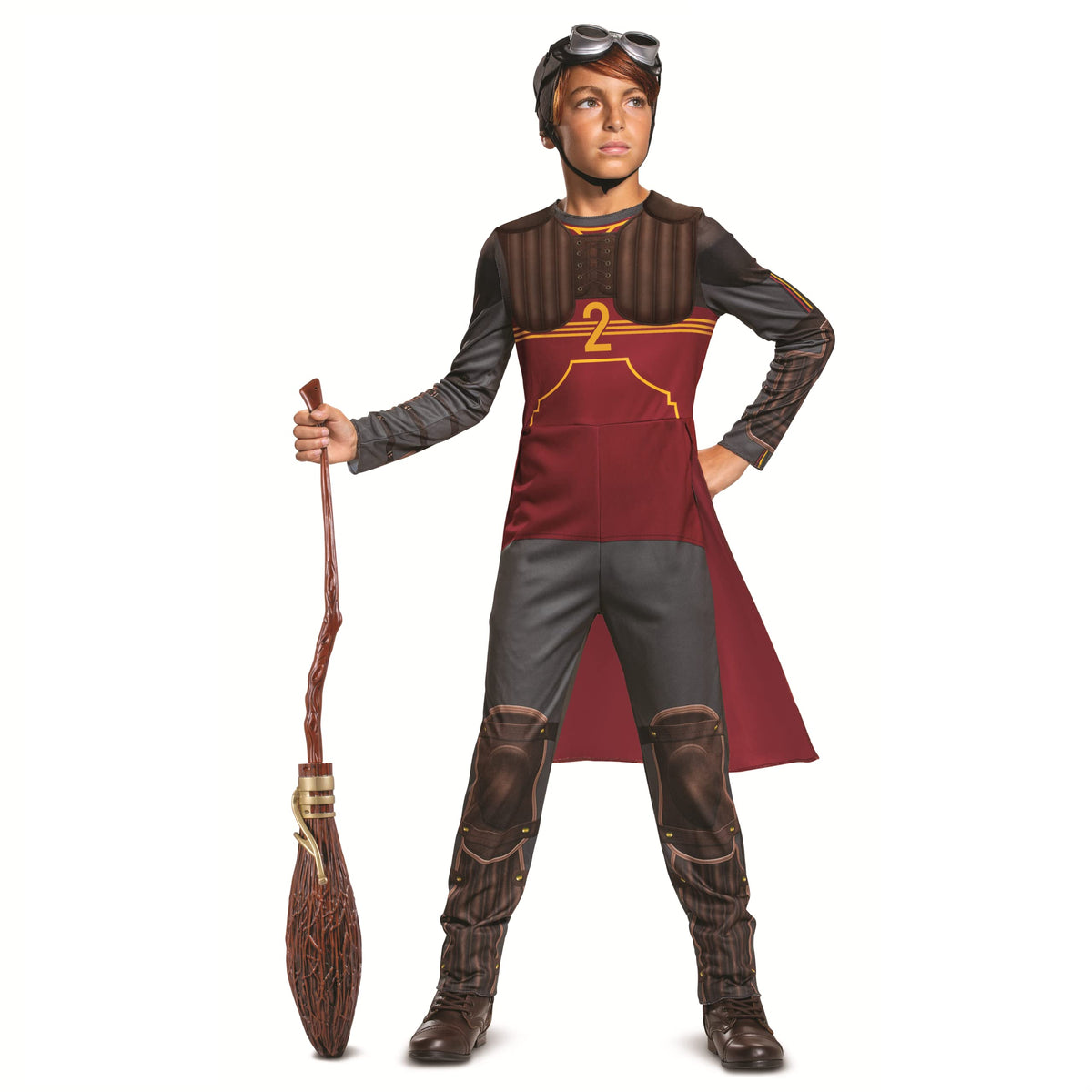 Disguise Nimbus 2000 broom with stand for authentic display.