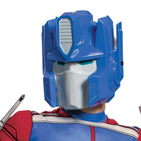 Disguise Optimus Prime muscle costume back view shows complete outfit.