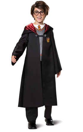 Disguise Wizarding World Harry Potter costume cloak with Gryffindor patch, ideal for dress-up.
