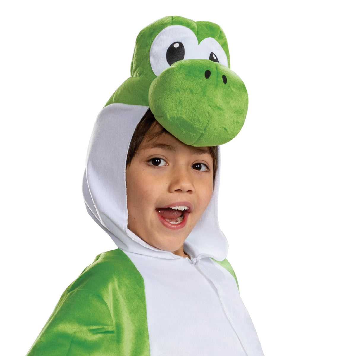 Disguise Yoshi costume with detachable shell adds authentic Dino look for playtime.