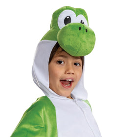 Disguise Yoshi costume with detachable shell adds authentic Dino look for playtime.