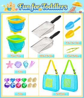 DISHIO travel ready beach toys suitable for ages 3-10 and family trips