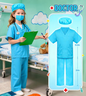 DISHIO firefighter costume with pants and extinguisher for rescue adventures.