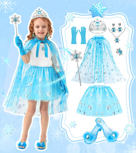 DISHIO princess capes spark magical transformations for pretend play and costume parties