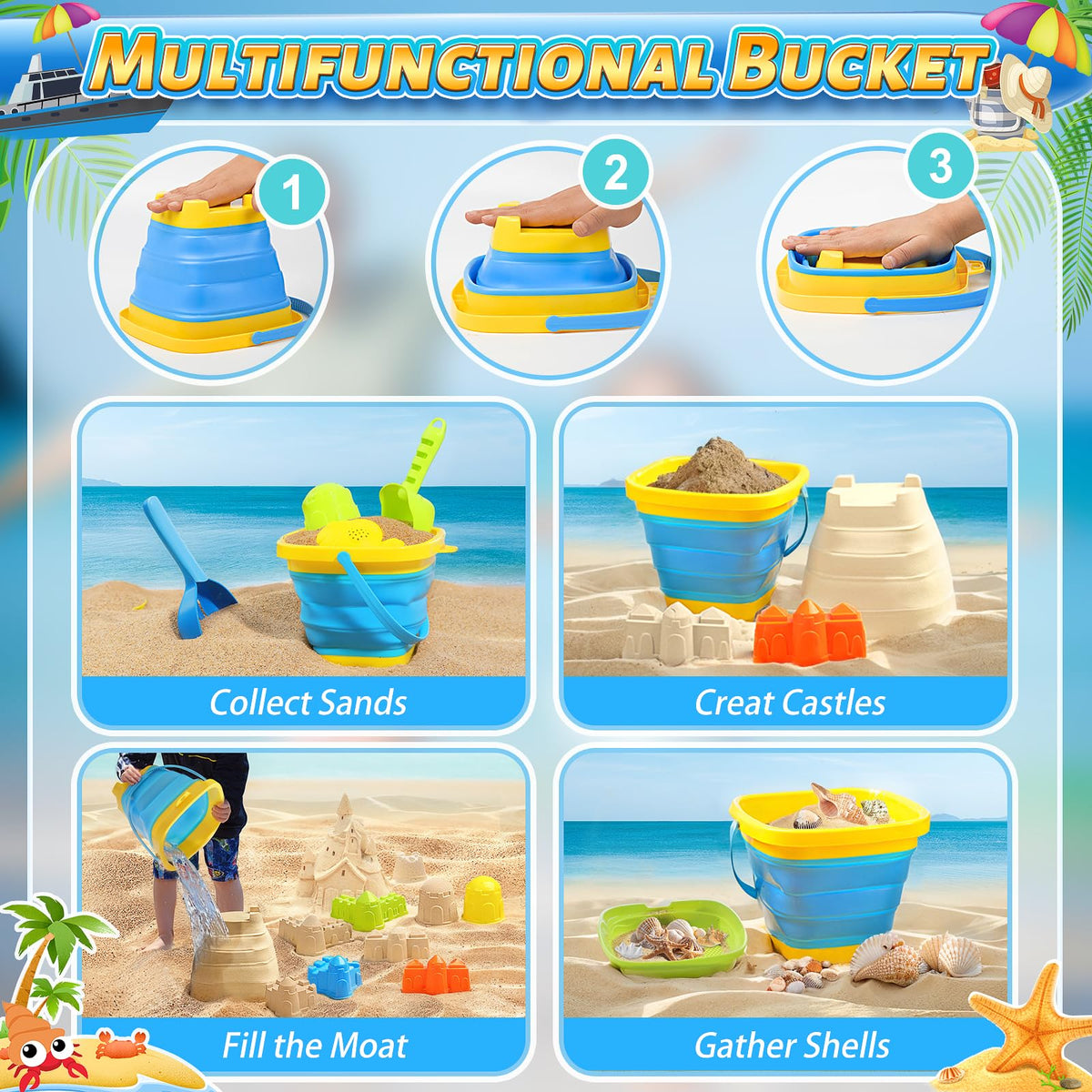 DISHIO castle and animal molds spark creative builds and cooperative play.