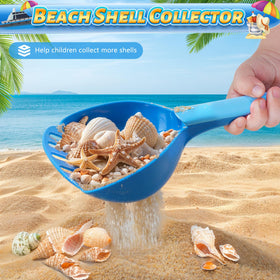 DISHIO large sand scoop helps kids gather and shape sand quickly.
