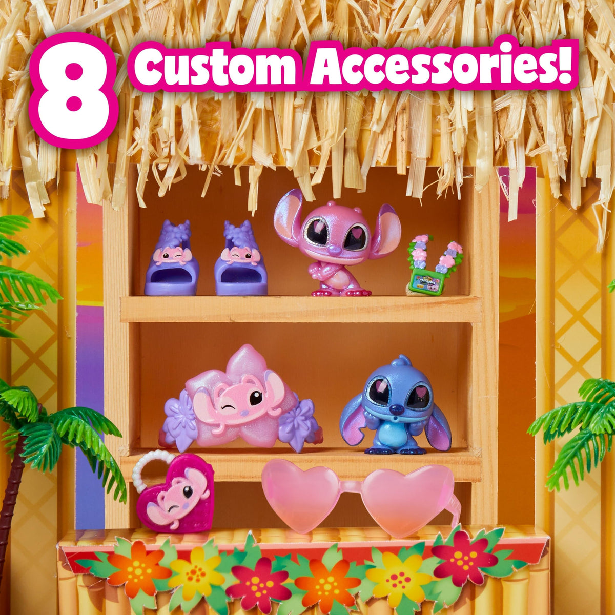 Foldout play space with backdrops for Doorables scenes