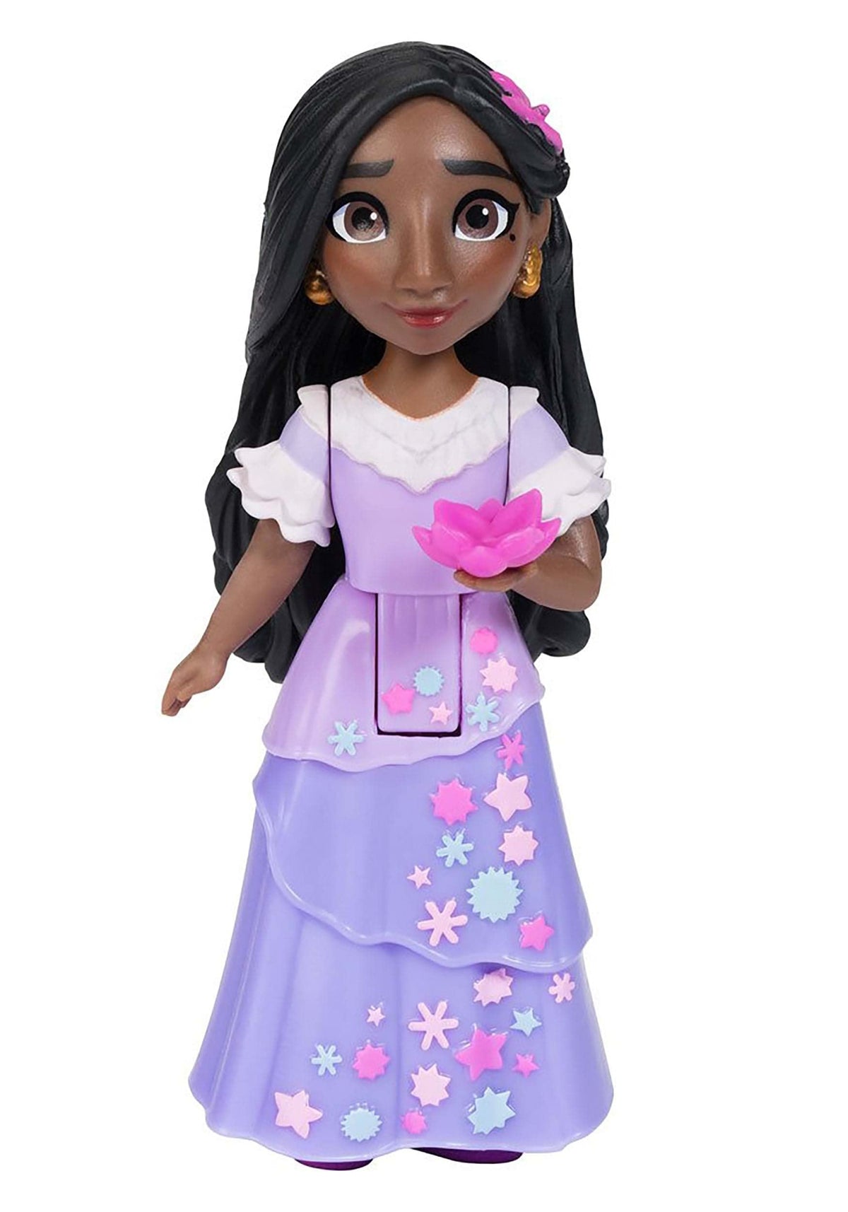 Disney Encanto Isabela doll with rose accessory for colorful scenes