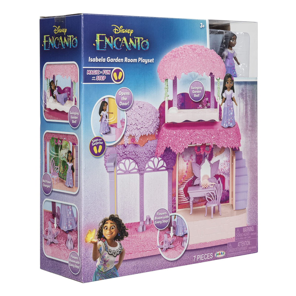 Disney Encanto Isabela path blooms feature echoes film magic during play.