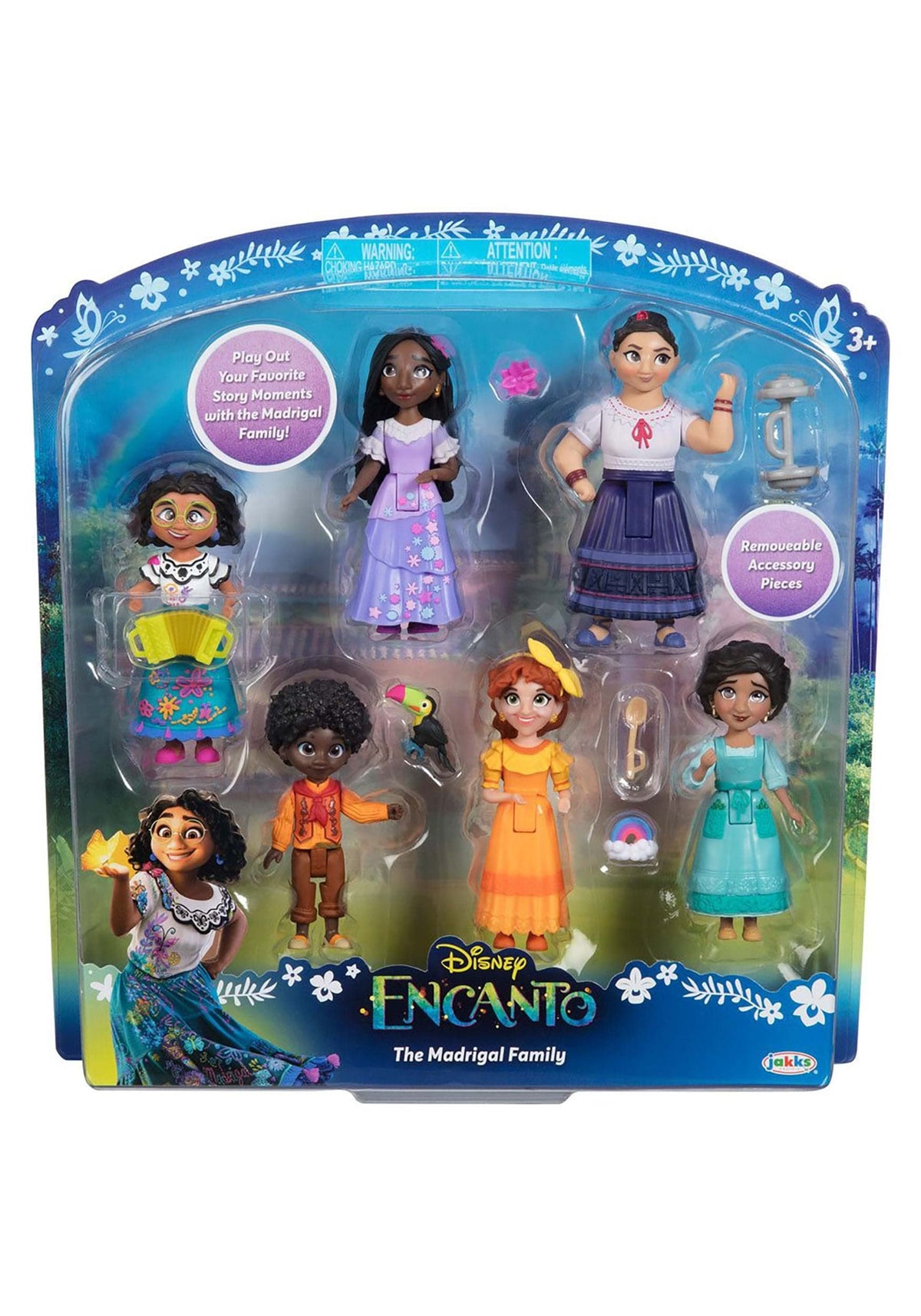 Disney Encanto Madrigal articulated dolls with poseable joints for play