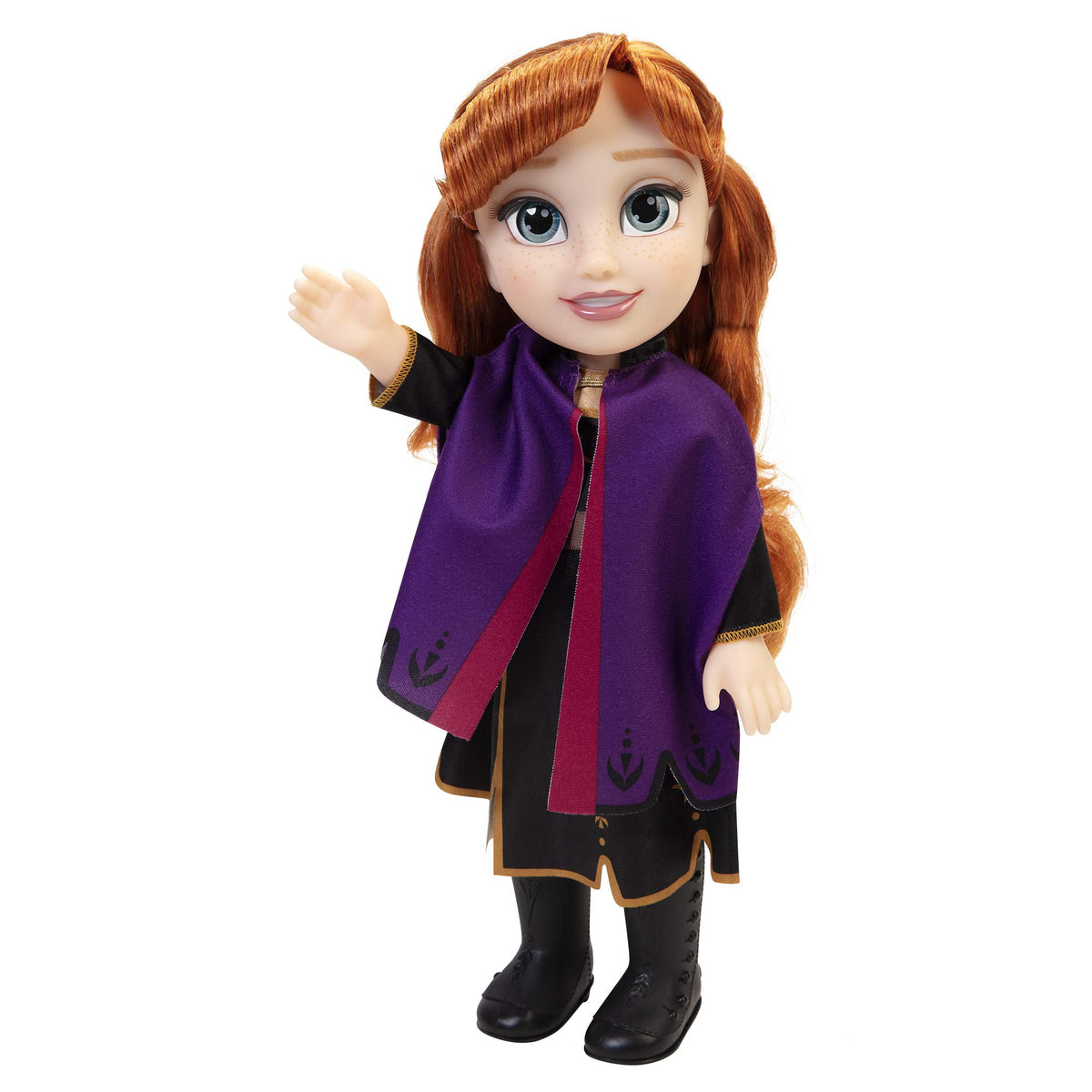 Disney Frozen Anna travel doll 14-inch height for on-the-go play.
