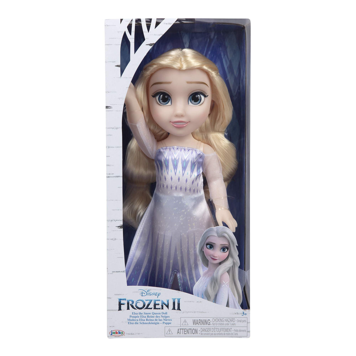 Disney Frozen Elsa doll includes dress and shoes for complete styling