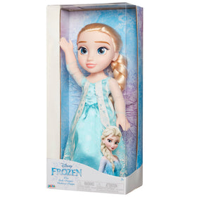 Elsa doll with long braided hair showcasing authentic film styling