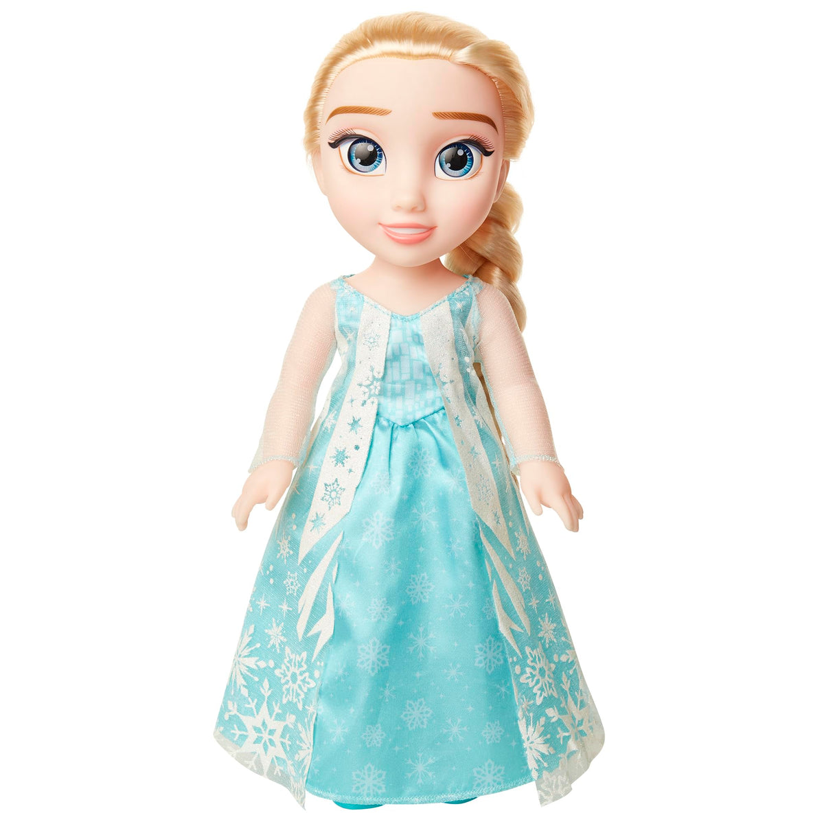 Disney Frozen Elsa doll in icy cape for imaginative play and storytelling