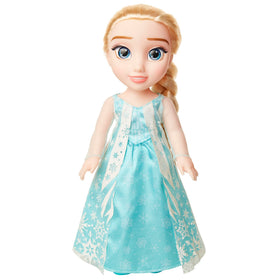 Disney Frozen Elsa doll in icy cape for imaginative play and storytelling