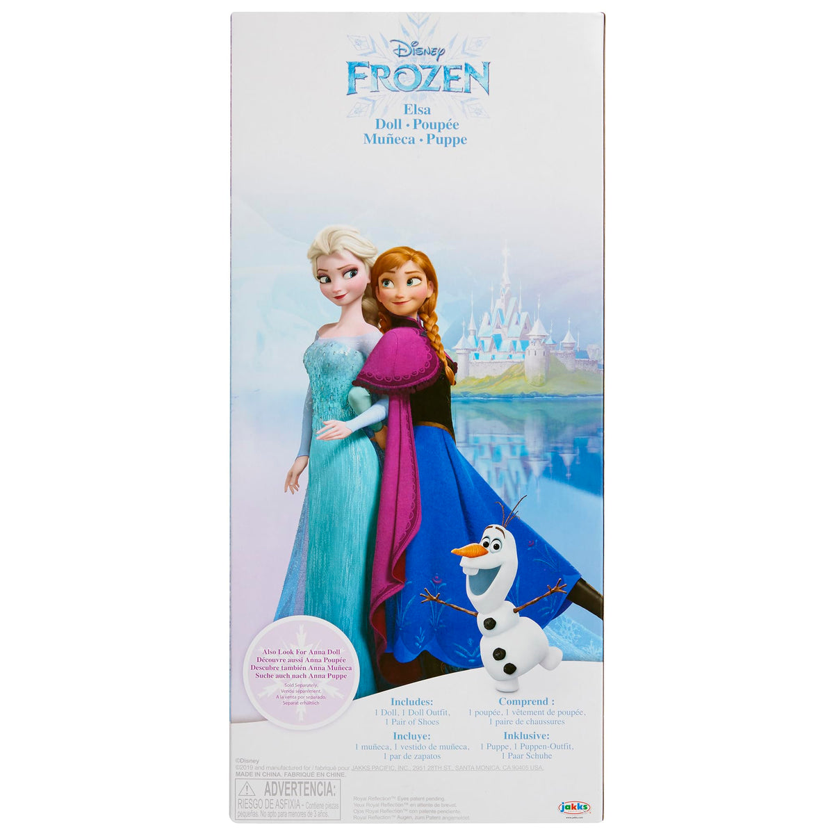 Disney Frozen Elsa doll with shoes and accessories for complete outfits