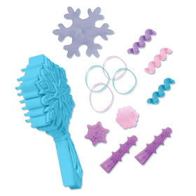 Disney Frozen Elsa hair spirals provide decorative playful twists.