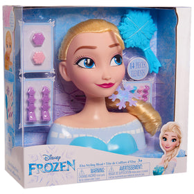 Disney Frozen Elsa long blonde hair ideal for brushing and styling sessions.