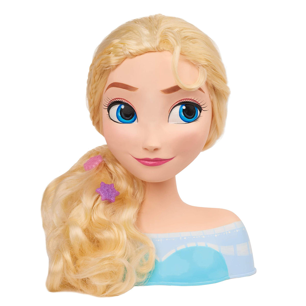 Disney Frozen Elsa snowflake clips add sparkle while securing styles.